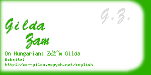 gilda zam business card